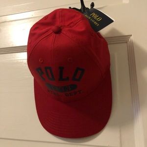 New Red Polo by Ralph Lauren Men’s Hat - Size OS
